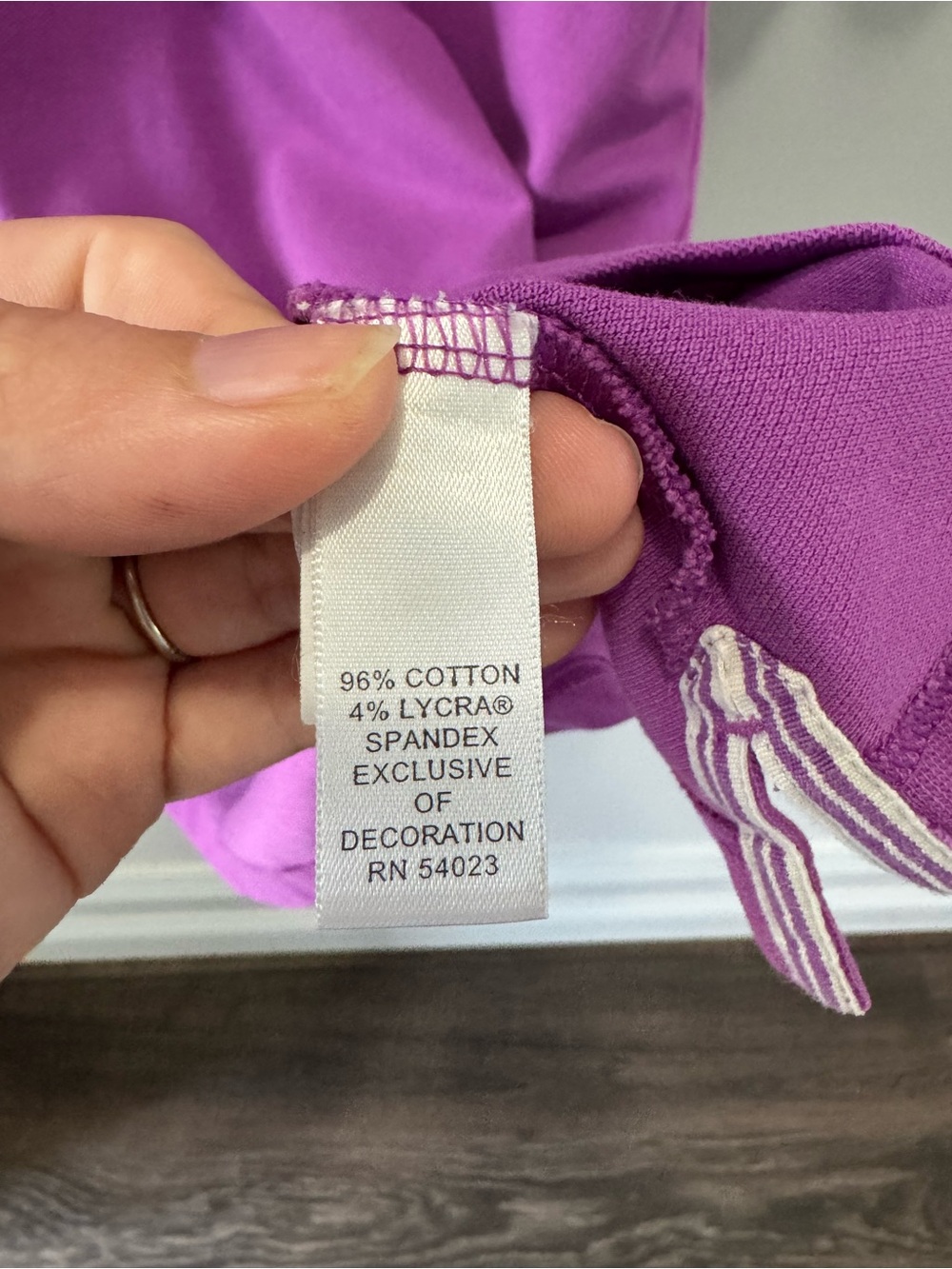 Banana Republic Purple Polo Shirt - Short Sleeve; Tall XL - Picture 5 of 6